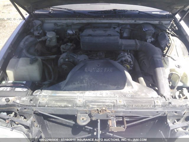 1G1BN53E6MR151918 - 1991 CHEVROLET CAPRICE CLASSIC/LTZ GRAY photo 10