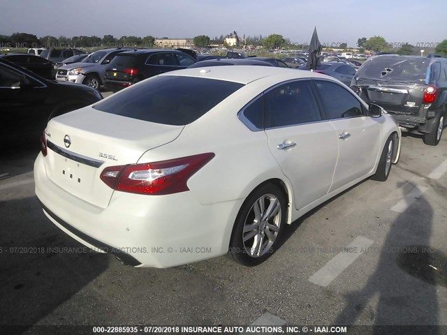 1N4BL3AP6GC119067 - 2016 NISSAN ALTIMA 3.5SL/3.5 SR WHITE photo 4