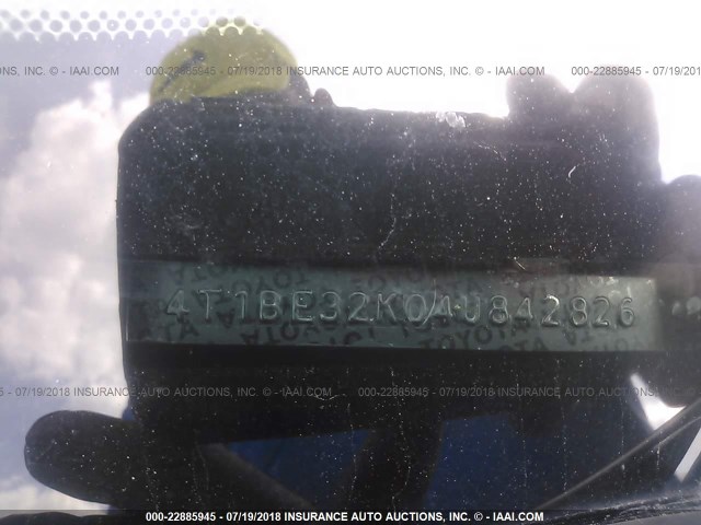 4T1BE32K04U842826 - 2004 TOYOTA CAMRY LE/XLE/SE 米色 照片 9