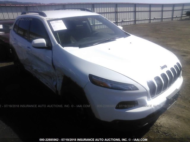 1C4PJMCX2JD549849 - 2018 JEEP CHEROKEE LATITUDE WHITE photo 1