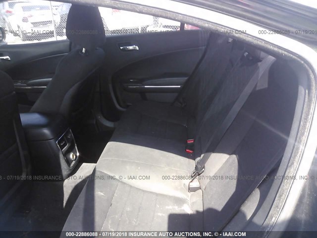 2C3CDXBG1DH501893 - 2013 DODGE CHARGER SE შავი ფოტო 8