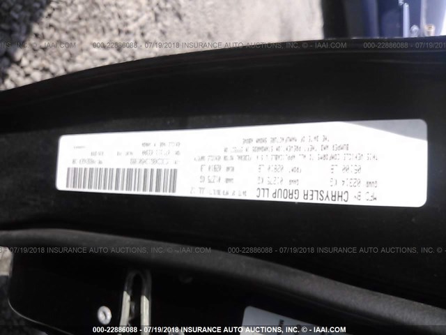 2C3CDXBG1DH501893 - 2013 DODGE CHARGER SE შავი ფოტო 9