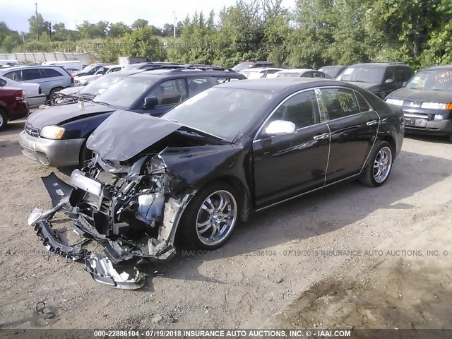 1G1ZC5E18BF340308 - 2011 CHEVROLET MALIBU 1LT 黑色 照片 2