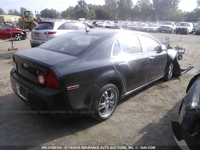 1G1ZC5E18BF340308 - 2011 CHEVROLET MALIBU 1LT 黑色 照片 4