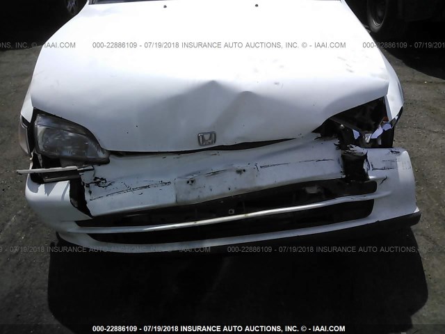 JHMEG8545SS034193 - 1995 HONDA CIVIC DX/LX WHITE photo 6