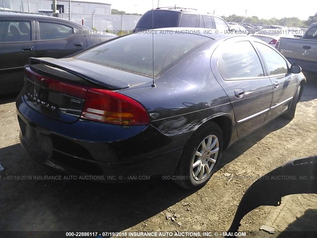 2B3AD56M12H174594 - 2002 DODGE INTREPID ES BLUE photo 4