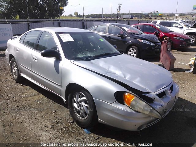 1G2NF52E84M663510 - 2004 PONTIAC GRAND AM SE1 SILVER photo 1