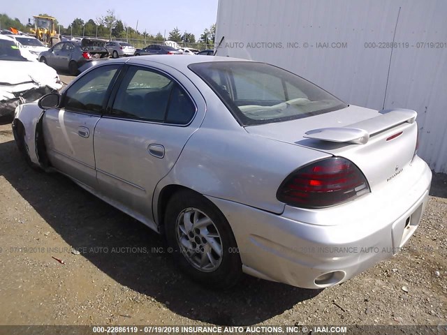 1G2NF52E84M663510 - 2004 PONTIAC GRAND AM SE1 SILVER photo 3