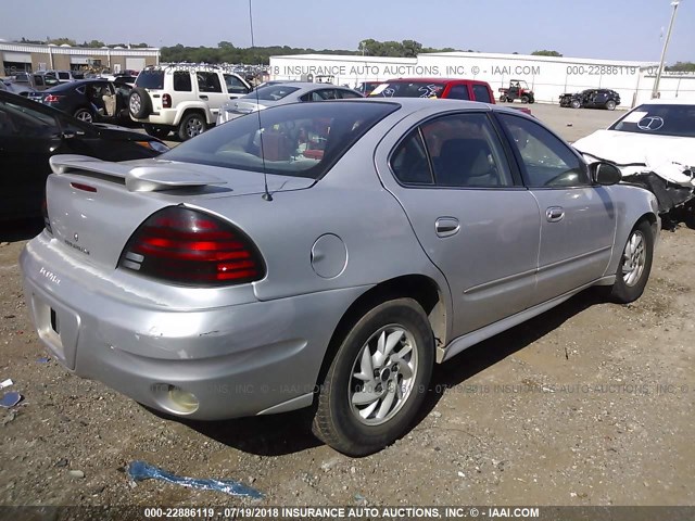 1G2NF52E84M663510 - 2004 PONTIAC GRAND AM SE1 SILVER photo 4