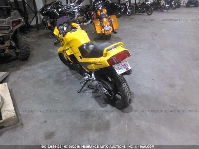 JKAEXMF193A096132 - 2003 KAWASAKI EX250 F YELLOW photo 3