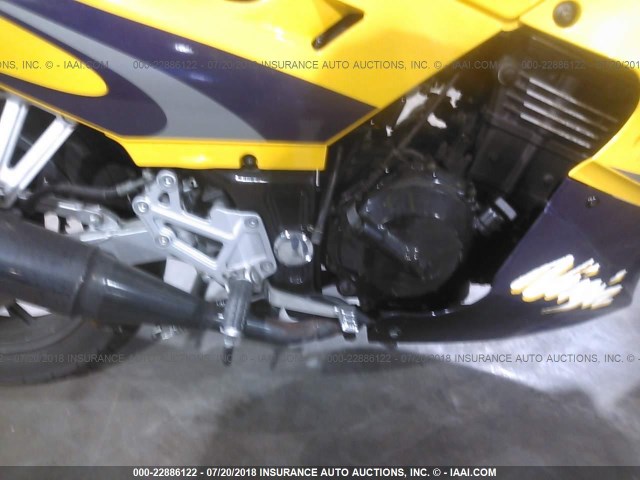 JKAEXMF193A096132 - 2003 KAWASAKI EX250 F YELLOW photo 8