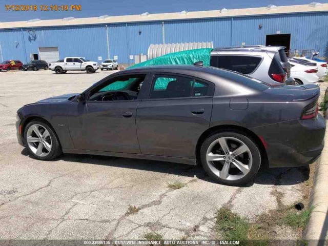 2C3CDXCT3HH574894 - 2017 DODGE CHARGER R/T GRAY photo 11