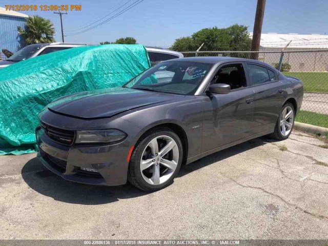 2C3CDXCT3HH574894 - 2017 DODGE CHARGER R/T GRAY photo 12