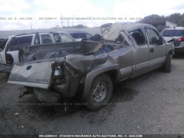 1GCGK29U1XE159472 - 1999 CHEVROLET SILVERADO K2500 Champagne photo 4