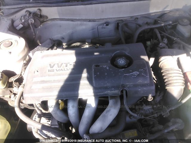 1NXBR12E3YZ358139 - 2000 TOYOTA COROLLA VE/CE/LE SILVER photo 10