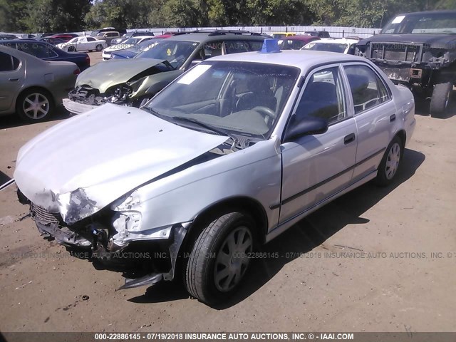 1NXBR12E3YZ358139 - 2000 TOYOTA COROLLA VE/CE/LE SILVER photo 2