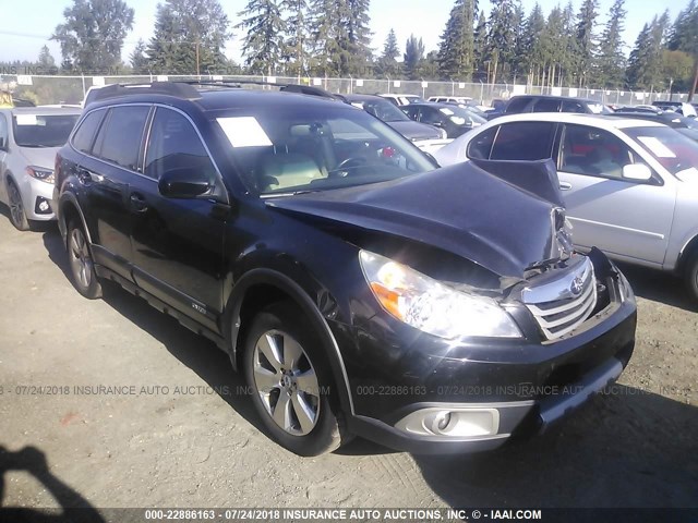 4S4BRDLC8B2436089 - 2011 SUBARU OUTBACK 3.6R LIMITED BLACK photo 1