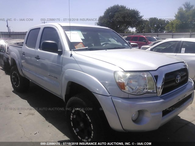 3TMJU62N08M067999 - 2008 TOYOTA TACOMA DOUBLE CAB PRERUNNER SILVER photo 1