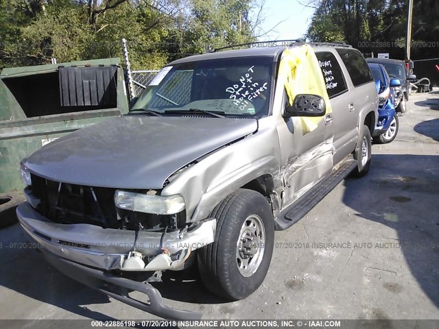 3GNGK26U1YG147425 - 2000 CHEVROLET SUBURBAN K2500 Pewter photo 2