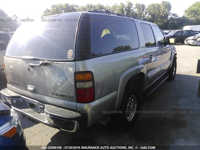 3GNGK26U1YG147425 - 2000 CHEVROLET SUBURBAN K2500 Pewter photo 4