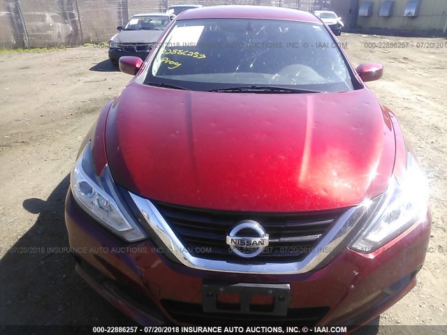 1N4AL3AP9GC206702 - 2016 NISSAN ALTIMA 2.5/S/SV/SL/SR RED photo 6