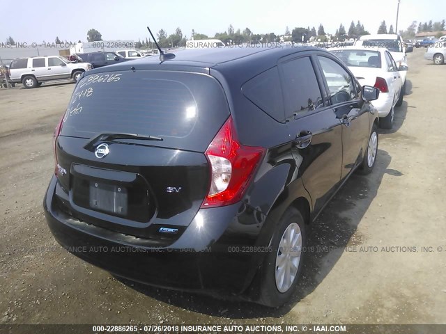 3N1CE2CP2GL402198 - 2016 NISSAN VERSA NOTE S/S PLUS/SV/SL/SR BLACK photo 4