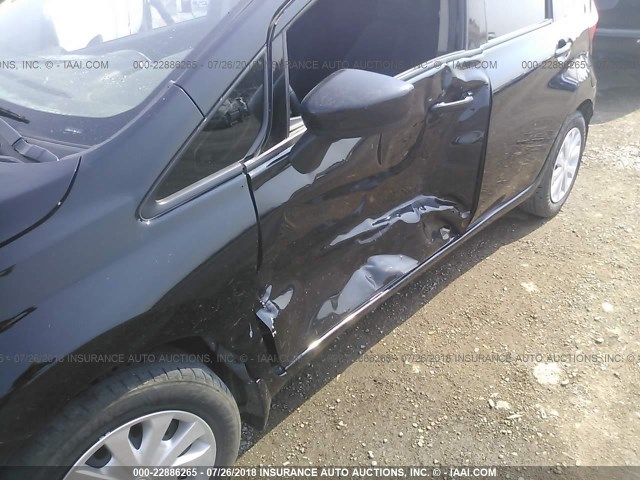 3N1CE2CP2GL402198 - 2016 NISSAN VERSA NOTE S/S PLUS/SV/SL/SR BLACK photo 6
