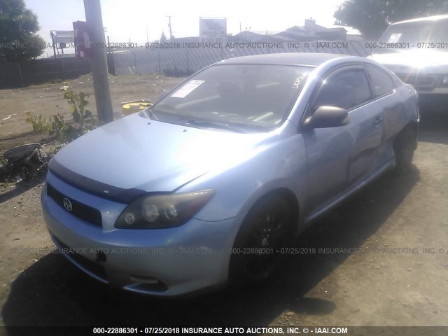 JTKDE167180256973 - 2008 TOYOTA SCION TC 浅蓝色 照片 2