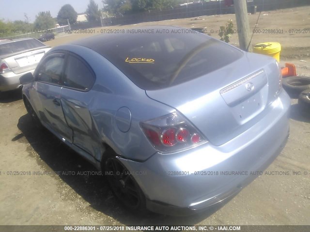 JTKDE167180256973 - 2008 TOYOTA SCION TC 浅蓝色 照片 3