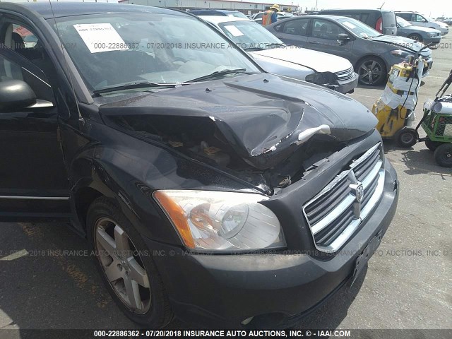 1B3HB78K57D243884 - 2007 DODGE CALIBER R/T BLACK photo 6