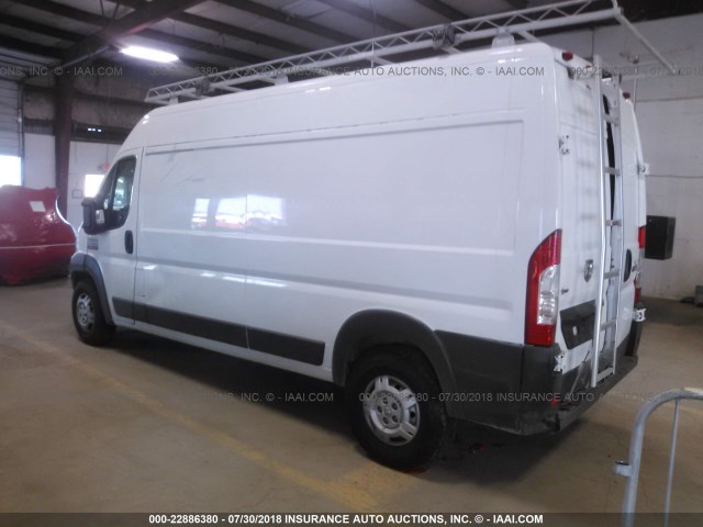 3C6TRVDG1HE530754 - 2017 RAM PROMASTER 2500 2500 HIGH WHITE photo 3