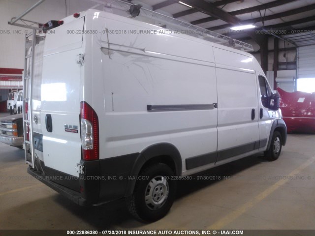 3C6TRVDG1HE530754 - 2017 RAM PROMASTER 2500 2500 HIGH WHITE photo 4