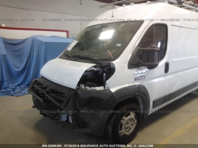 3C6TRVDG1HE530754 - 2017 RAM PROMASTER 2500 2500 HIGH WHITE photo 6