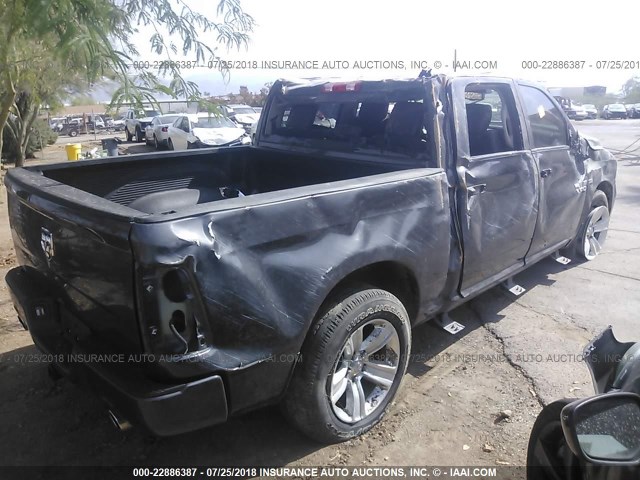 1C6RR6MT0GS243463 - 2016 RAM 1500 SPORT GRAY photo 4