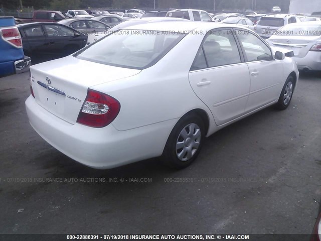 4T1BE32K42U072028 - 2002 TOYOTA CAMRY LE/XLE/SE Ağ foto 4