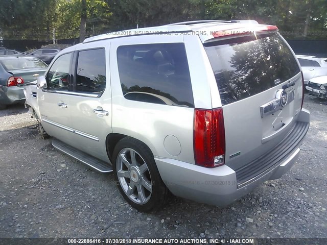 1GYUKBEF7AR111446 - 2010 CADILLAC ESCALADE LUXURY Gümüş foto 3