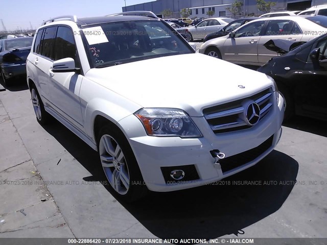 WDCGG8HB7CF750506 - 2012 MERCEDES-BENZ GLK 350 4MATIC WHITE photo 1