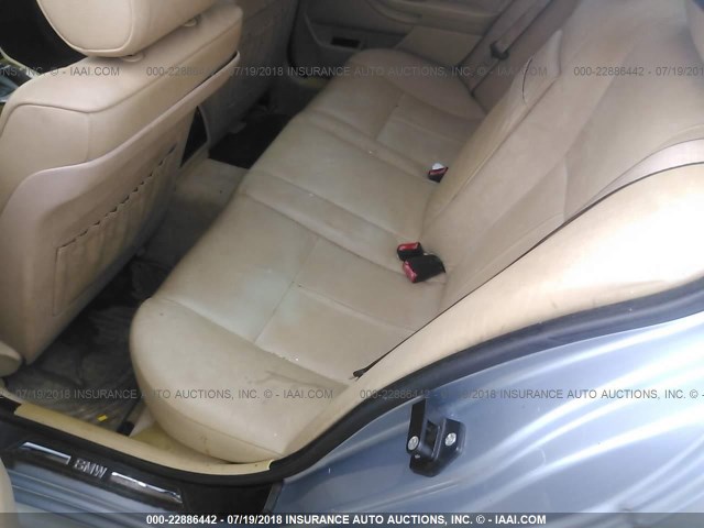 WBADT43402GY40656 - 2002 BMW 525 I AUTOMATIC Light Blue photo 8