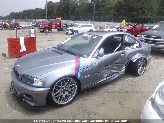 WBSBL934X5PN62885 - 2005 BMW M3 SILVER photo 2