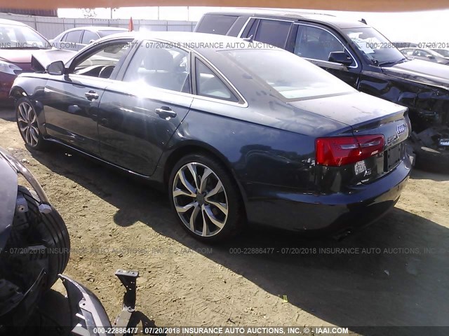 WAUGFAFC8DN090816 - 2013 AUDI A6 PREMIUM PLUS Dark Blue photo 3