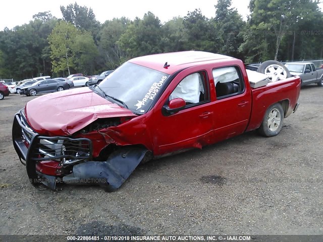 3GCRKTE32AG232392 - 2010 CHEVROLET SILVERADO K1500 LTZ RED photo 2