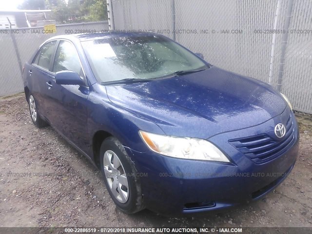 4T1BE46K38U208772 - 2008 TOYOTA CAMRY CE/LE/XLE/SE BLUE photo 1