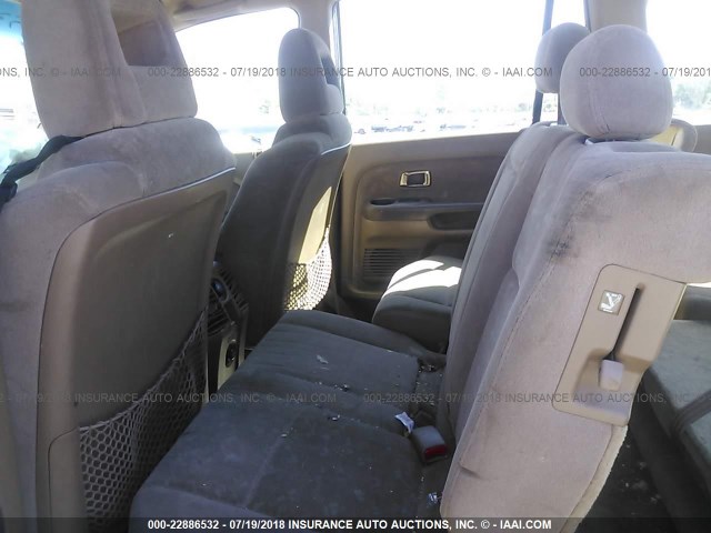 2HKYF18114H568321 - 2004 HONDA PILOT LX GRAY photo 8