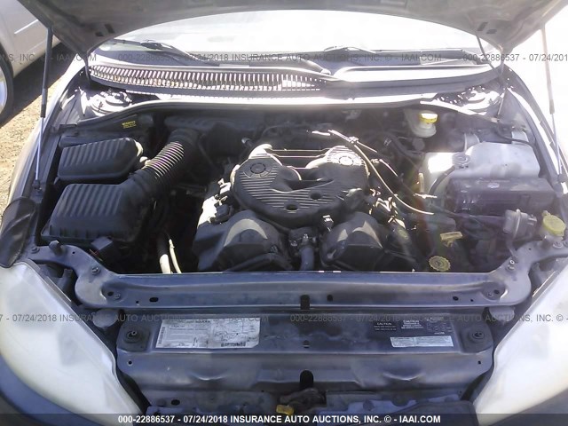 2B3HD46R11H622920 - 2001 DODGE INTREPID SE GRAY photo 10