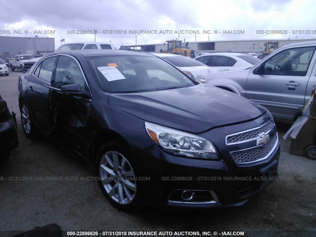 1G11H5SA1DF273864 - 2013 CHEVROLET MALIBU LTZ 灰色 照片 1