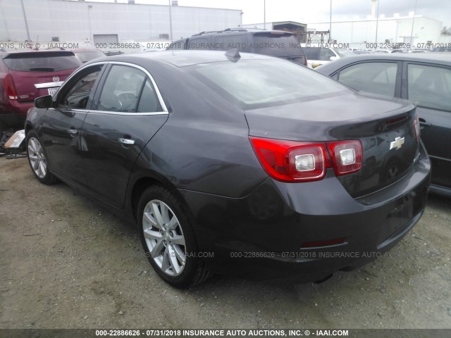 1G11H5SA1DF273864 - 2013 CHEVROLET MALIBU LTZ 灰色 照片 3