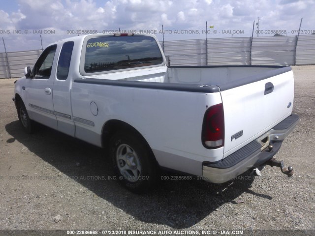 1FTDX1764VNC52258 - 1997 FORD F150 WHITE photo 3