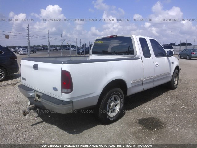 1FTDX1764VNC52258 - 1997 FORD F150 WHITE photo 4