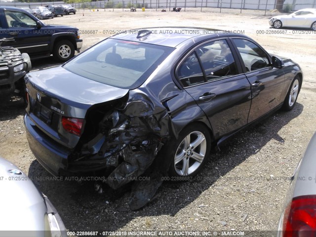 WBA3D3C59EK156511 - 2014 BMW 328 D GRAY photo 4