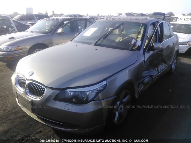 WBANW13528CZ80243 - 2008 BMW 535 I TAN photo 2